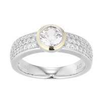 Zilveren ring met een zirkoon (Adela Silber)
