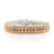 Zilveren armband met Madeira citrienstenen