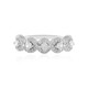 Zilveren ring met zirkonen