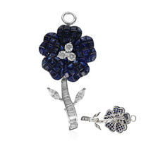 Gouden broche met blauwe saffieren (Estée Collection)