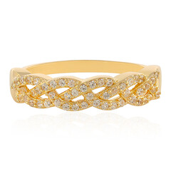 Zilveren ring met zirkonen