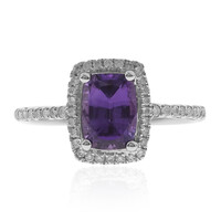 Gouden ring met een paarse saffier (CIRARI)