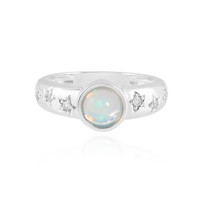 Zilveren ring met een Welo-opaal