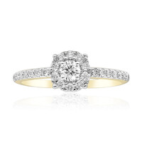 Gouden ring met een Diamant SI1 (G)