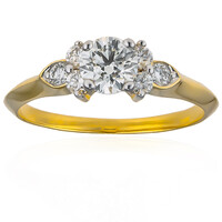 Gouden ring met een SI diamant