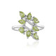 Zilveren ring met peridoots