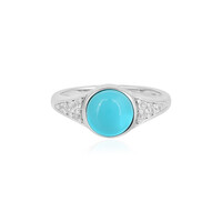Zilveren ring met een Sleeping Beauty Turkoois