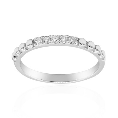 Gouden ring met SI2 (H) Diamanten (CIRARI)