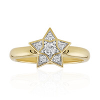 Gouden ring met een Diamant SI1 (G)
