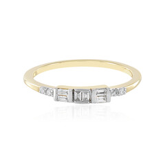 Gouden ring met SI1 (H) Diamanten