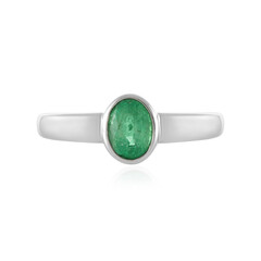 Zilveren ring met een Ethiopische smaragd