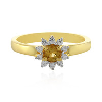 Zilveren ring met een Gele Toermalijn