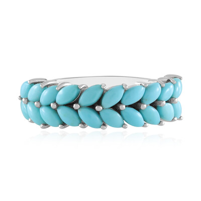Zilveren ring met Sleeping Beauty Turkooisen (Faszination Türkis)