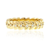 Gouden ring met Loepzuivere (F) Diamanten (LUCENT DIAMONDS)