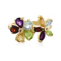 Zilveren ring met peridoots