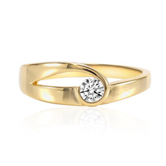 Gouden ring met een VS2 (G) Diamant (adamantes [!])