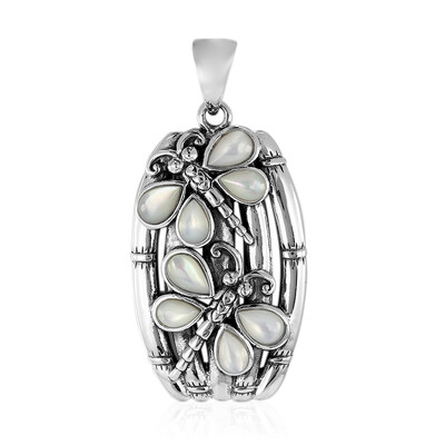 Zilveren hanger met parelmoer (Art of Nature)