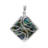 Zilveren hanger met een Abalone schelp