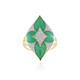 Zilveren ring met zirkonen (Adela Silber)