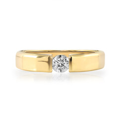 Gouden ring met een IF Diamant (D)