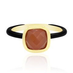 Zilveren ring met een maansteen