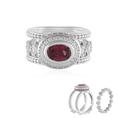 Zilveren ring met een Malawi Granaat (Dallas Prince Designs)