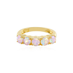 Zilveren ring met Welo-opalen