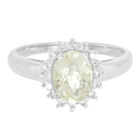 Zilveren ring met een Orthoklaas