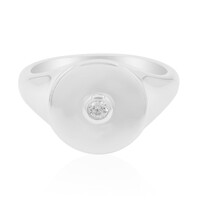 Zilveren ring met een zirkoon
