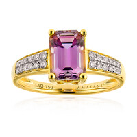 Gouden ring met een Roze diaspoor (AMAYANI)