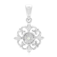 Zilveren hanger met een Paraiba toermalijn