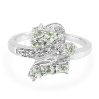 Zilveren ring met amblygonieten