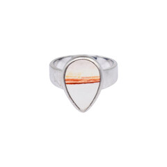 Zilveren ring met een Sunset jaspis