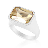 Zilveren ring met een Gouden Labradoriet