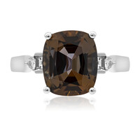 Gouden ring met een Onverhitte Tanzaniet (CIRARI)