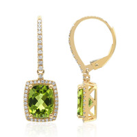 Gouden oorbellen met Dashine Peridoten (CIRARI)