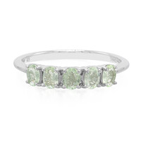 Zilveren ring met Paraiba toermalijnen