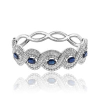 Gouden armband met Ceylon saffieren (CIRARI)
