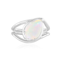 Zilveren ring met een AAA Welo-opaal (de Melo)