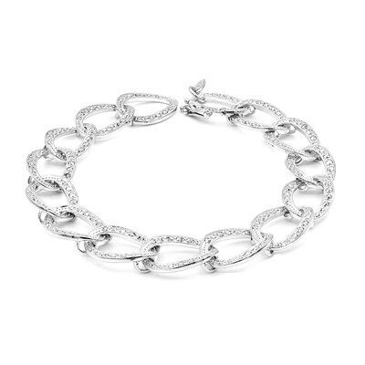 Zilveren armband met chroom marcasieten (Dallas Prince Designs)