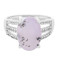 Zilveren ring met een dendrieten agaat