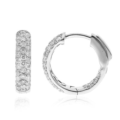 Gouden oorbellen met I1 (H) Diamanten (CIRARI)