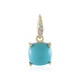 Gouden hanger met een Sleeping Beauty Turkoois