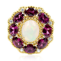 Zilveren ring met een Welo-opaal (Dallas Prince Designs)