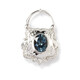 Gouden hanger met een Londen-blauwe topaas (Dallas Prince Designs)
