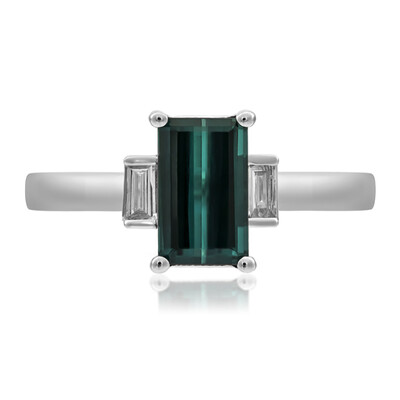 Gouden ring met een indigoliet (CIRARI)