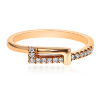 Gouden ring met SI1 (H) Diamanten (CIRARI)
