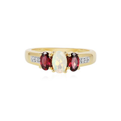 Zilveren ring met een Welo-opaal