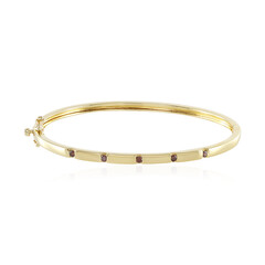 Zilveren armband met I2 Rode Diamanten