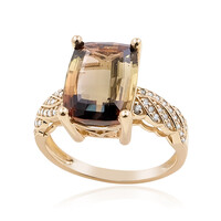 Gouden ring met een andalusiet (de Melo)